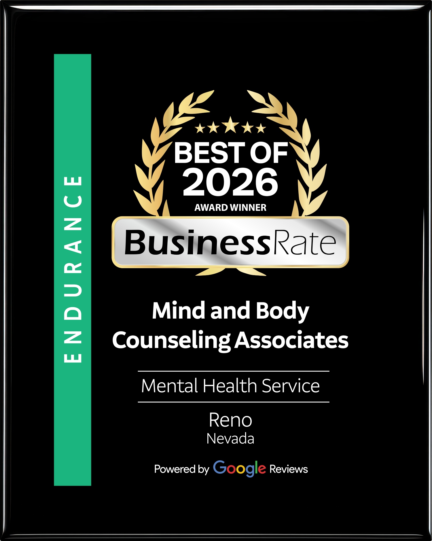 mind-and-body-counseling-associates-plaque Best of 2026 Mental Health Services Award